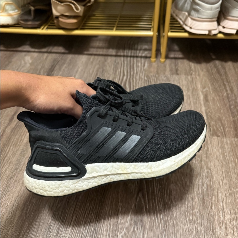 Adidas Women's Black and White Ultra Boosts